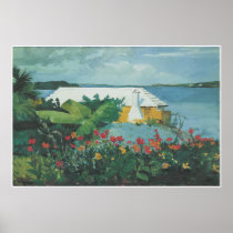 Flower Garden and Bungalow, Bermuda 1899