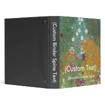 Flower Garden 3 Ring Binder