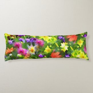 Flower Garden Body Pillow
