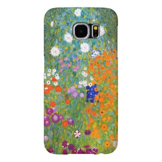 Flower Garden by Gustav Klimt Vintage Floral Samsung Galaxy S6 Cases