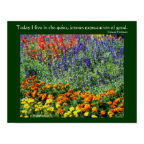 Flower Garden Digital Art Inspirational Poster posters