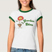 Flower Garden Diva t-shirts