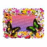 Flower Garden Frame 4X6 Acrylic Cut Outs