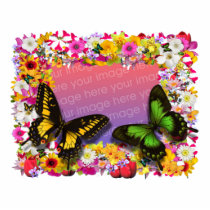 Flower Garden Frame 5X7 photo sculptures