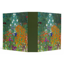Flower Garden, Gustav Klimt Vinyl Binders
