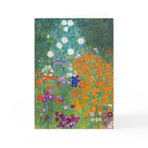 Flower Garden, Gustav Klimt Card