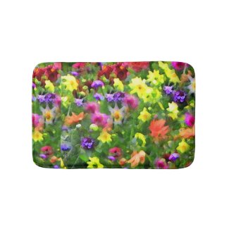 Flower Garden Impressions Bath Mats