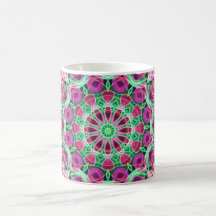 Flower Garden kaleidoscope Coffee Mugs