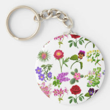 Flower Garden Keychain