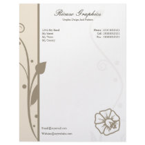 Flower Garden Letterhead