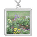 Flower garden necklace