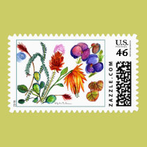 Flower Garden Postage postage by Julier Flower Garden Postage postage