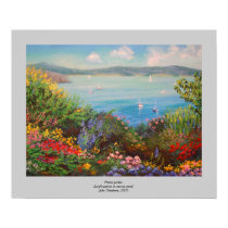 Flower garden. posters