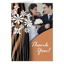 Flower Garden Thank You (copper) cards