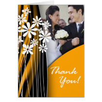 Flower Garden Thank You (pumpkin) cards