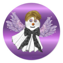 Flower ghostLarge Magnet large sticker by MorningDew Flower ghostLarge Magnet large sticker