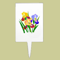 Flower Gifts cake picks