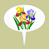 Flower Gifts cake picks