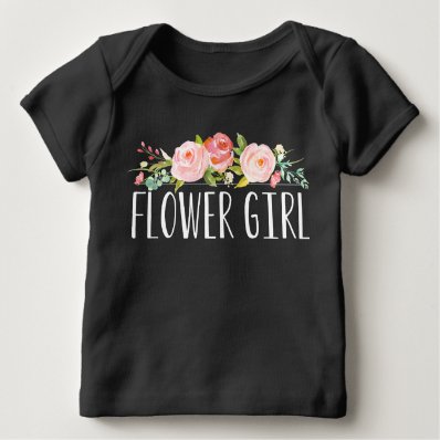 Flower Girl Baby Tee | Bridesmaid