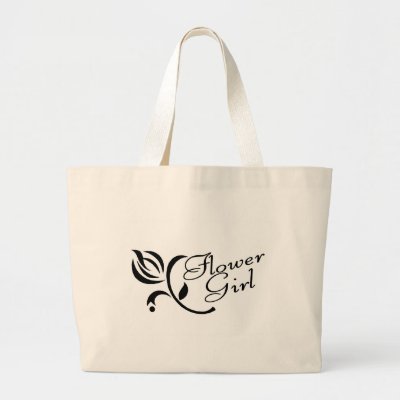 Flower Girl Canvas Bags