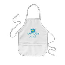 Flower Girl/ Blue Daisy Aprons