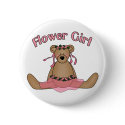 Flower Girl button by wedding_tshirts Flower Girl button