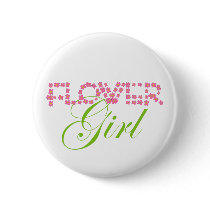 Flower Girl buttons by kolorfulkids Flower Girl buttons