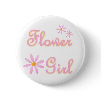 Flower girl button by wedding_tshirts