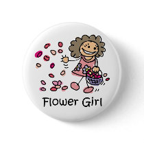 Flower Girl button