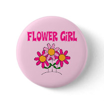 Flower Girl Button