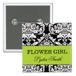 Flower Girl Button