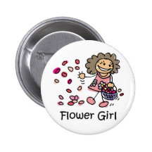 Flower Girl button