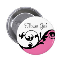 Flower Girl Button buttons