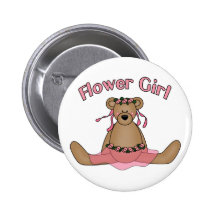 Flower Girl button