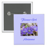 Flower Girl Button