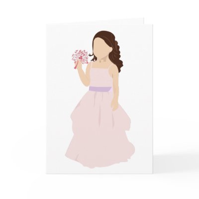 Flower Girl Card