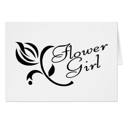 Flower Girl Card