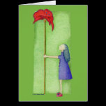 Flower Girl Card