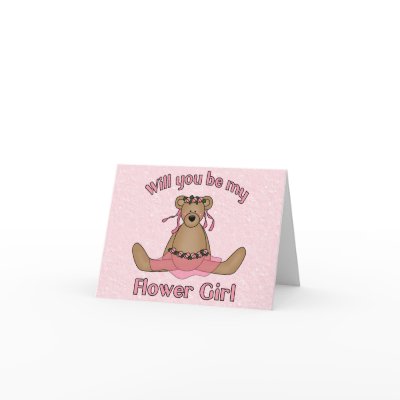 Flower Girl card