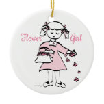 Flower Girl Christmas Ornament