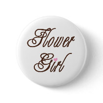 Flower Girl Classy Browns buttons