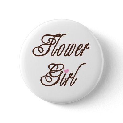 Flower Girl Classy Browns Buttons