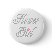 Flower Girl Classy Grays buttons