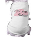 Flower Girl dog t-shirt pet clothing