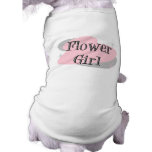 Flower Girl dog t-shirt