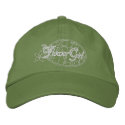 Flower Girl embroidered hats