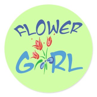 Flower Girl sticker