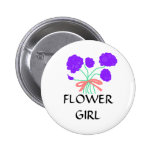 FLOWER GIRL - flowers button buttons