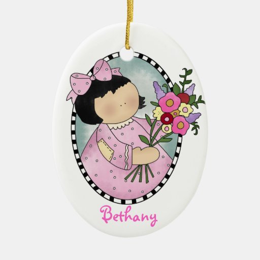 Flower Girl Ornaments & Flower Girl Ornament Designs Zazzle