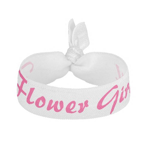 "Flower Girl" Hair Tie Zazzle